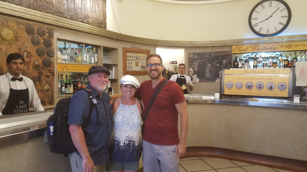 Coffee break at Sant'Eustachio