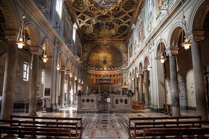 Basilica di San Clemente during our Catacombs Rome Tour